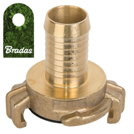 Złącze kłowe GEKA 1/2" złącze choinkowe 13mm MOSIĄDZ BR-GK101 BRADAS 4672