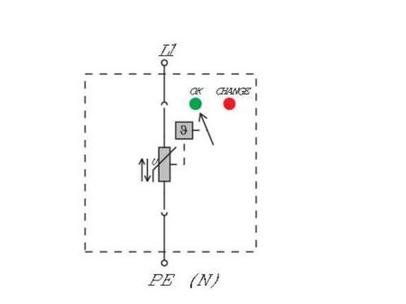 1P 25-50kA klasa T1 T2 Ogranicznik przepięć ochronnik przepięć VPU I 1 280V/12,5kA B+C Weidmuller 1352130000