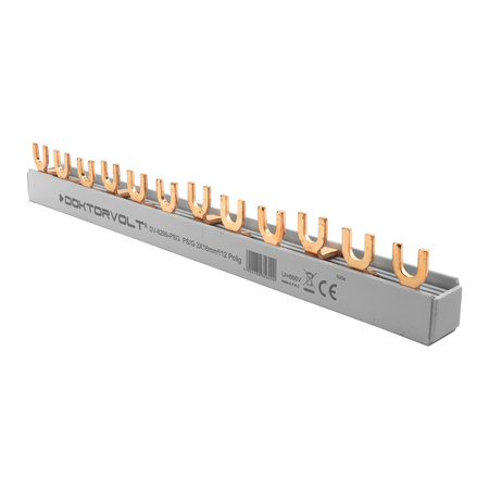 Szyna łączeniowa grzebieniowa PS/G 3-fazowa 12-modułowa 16mm2 100A 6299