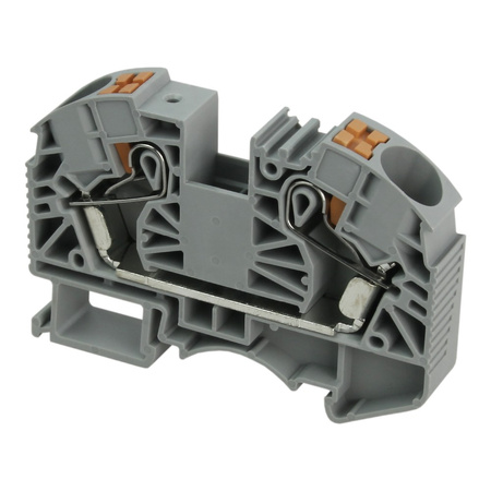 Złączka szynowa przelotowa zaciskowa szara 16mm2 1P DS16-01P-11-00A(H)
