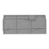 Płytka końcowa do złączki szynowej 1.5mm2 DS1.5-TW DGN D-DS1.5-TW-01P-11