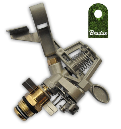 Metalowy zraszacz pulsacyjny obrotowy GZ 1/2" 17m BRADAS AJ-TS6022