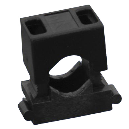 Uchwyt montażowy do przewodów UM 16 CZ 16 mm czarny 12.16