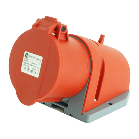 Gniazdo natynkowe CEE 5P 16A IP44 400V 3105-307-1600