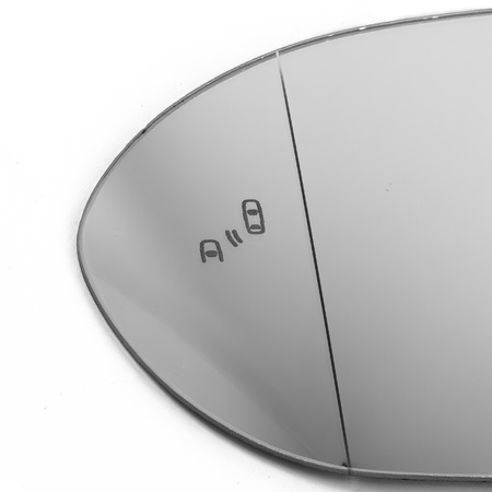 Szkło lusterka lewe OPEL ASTRA K 2015-2021 lusterko zewnętrzne asystent martwych stref 315788126044