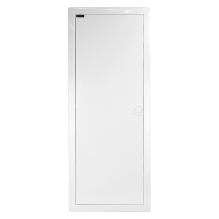 Rozdzielnica modułowa podtynkowa 5x12 zabezpieczona 14xMCB 2xRCCB VDE  okablowana skrzynka elektryczna Hager 880,50x348x94,5mm zaciski rozgałęźne L1, L2, L3, N, PE Doktorvolt DV-6289-PT