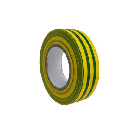 Taśma izolacyjna żółto-zielona19x20m E30-PVC1920YG