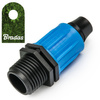 Łącznik QJ z GZ 1/2" do rur PE 16mm zasilających montażowych linii kroplującej Bradas DSWAQJ-L16M12