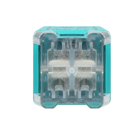 Złączka instalacyjna wciskana 4-przewodowa dwurzędowa na drut 0.75-2.5mm2 IEC 300V/24A 10 szt. OR-SZ-8004/4/10