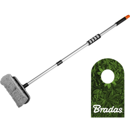 Szczotka teleskopowa do mycia samochodu 8" 80-130cm BRADAS ES2072