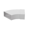 Kolano poziome wielokątne 45° do kanału 110x55mm airRoxy 02-404