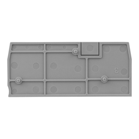 Płytka końcowa do złączki szynowej 1.5mm2 DS1.5-TW DGN D-DS1.5-TW-01P-11
