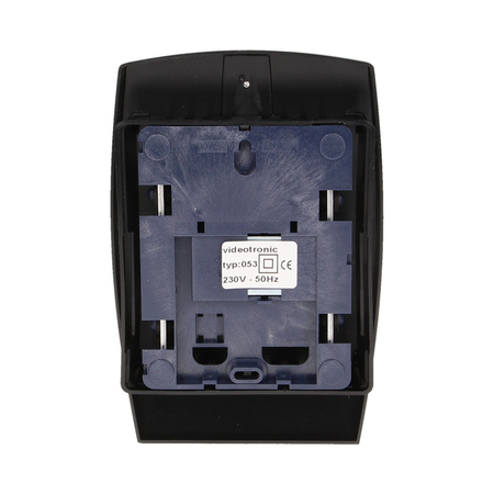 Dzwonek elektromechaniczny dwutonowy 230V. czarny OR-DP-VD-146/B