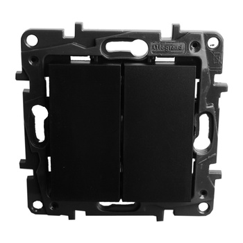 Łącznik schodowy podwójny 10 AX czarny Niloe Step 863508