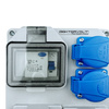 Rozdzielnica budowlana HL-FI 1x16A 1x32A 2x230V gniazda Schuko Doktorvolt DV-7242-D
