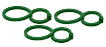 Zapinki do mocowania roślin - 2 rozmiary 40szt. Bradas TYK29.