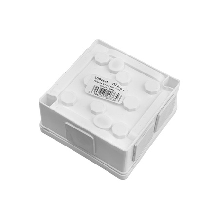 Puszka natynkowa 6-wlotowa pusta VIPLAST BIAŁA IP55 02 022-01
