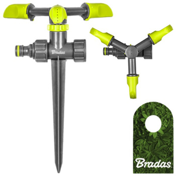3-ramienny zraszacz obrotowy na kolcu LIME LINE Bradas LE-6102