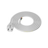 Przewód przyłączeniowy 2m z wtyczką prostą 250V 16A 3x2,5 mm² IP44 H05VV-F PP-40H biały W-98391