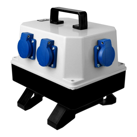 Rozdzielnica budowlana wtyczka odbiornikowa 16A BAU 5x230V Schuko Mennekes Doktorvolt® DV-6138-D