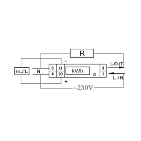 1 fazowy 5(50)A licznik wskaźnik zużycia energii jednofazowy LE-01d MID F&F LE-01D