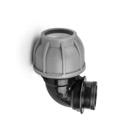 Kolanko do rur PE 20mm 90° z gwintem wewnętrznym 3/4" PN10 DSRA10K20F34