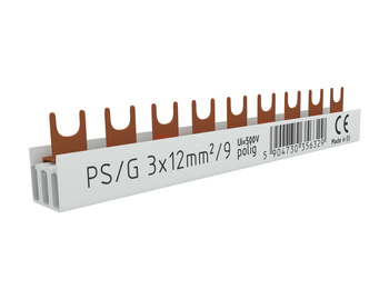 Szyna łączeniowa grzebieniowa PS/G 3-fazowa 9-modułowa 12mm2 80A 6329