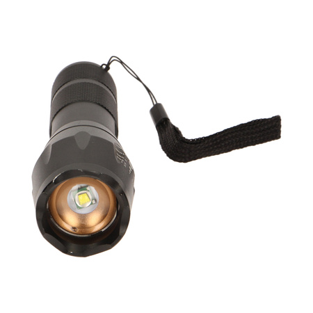 Latarka LED CREE 10W z zoomem. 800lm. 3 x AAA. aluminiowa konstrukcja OR-LT-1518