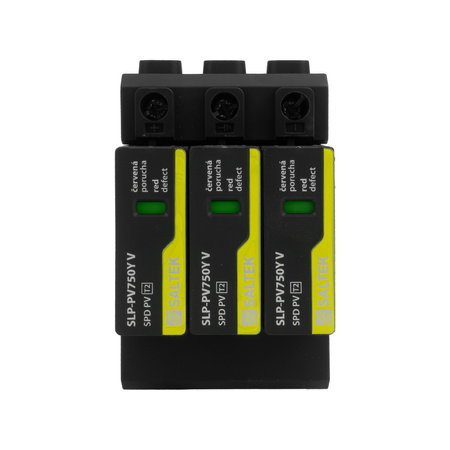 Ogranicznik przepięć PV typ 2 40kA SLP-PV1500 V/Y do 1500V DC szyna DIN warystorowy ochronnik przepięciowy fotowoltaiczny VDE A04304