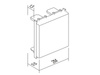 Zaślepka 2M modul czarny -B -U TEM do PD12 8733 / 3330 / TM22SB