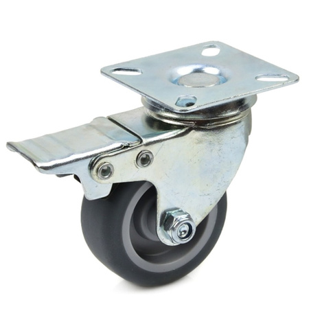 Koło obrotowe skrętne z hamulcem PP/TPR 50mm lub 75 mm G71511