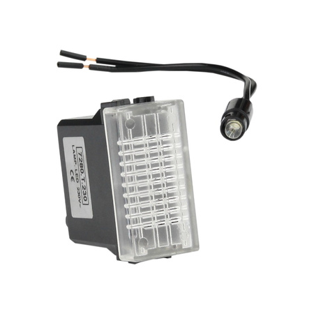 Kontrolka LED transparentna 230V Marlanvil 7280.T.230