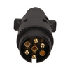 Wtyczka przyczepy. plastikowa 7 pinów. 12/24V OR-AE-1384