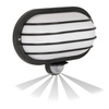 SOLANO. oprawa ogrodowa z czujnikiem ruchu 180st. 1x60W. E27. IP44. plastik. czarna OR-OP-307BE27ZMR