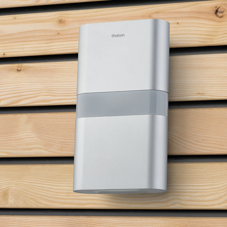 Zewnętrzna lampa naścienna z czujnikiem ruchu theLeda TH-N 2x475 lm 3000K ciepła biel IP55 TH-1020904