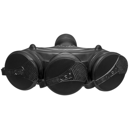 Trójdrożne gniazdo Schuko IP44 3×2P+Z 16A 250V czarne GN-X3/44S EXTREM W-01166