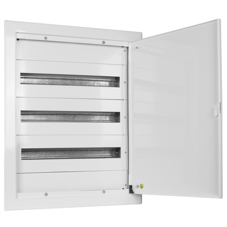 Doktorvolt Rozdzielnica podtynkowa 3x24 skrzynka elektryczna modułowa metalowa IP30 MP72/3/24