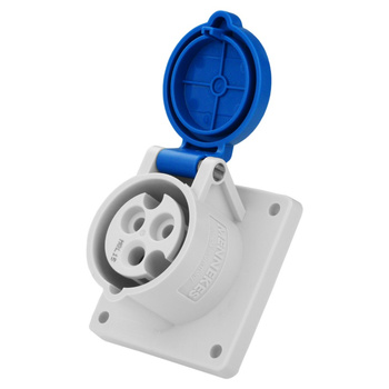 Gniazdo CEE 16A 3P 230V IP44 tablicowe proste MENNEKES 1366