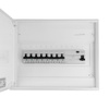 Rozdzielnica modułowa natynkowa 1x12 zabezpieczona 8xMCB 1xRCCB VDE okablowana skrzynka elektryczna Hager 245x305x96,5mm Doktorvolt DV-6296-NT