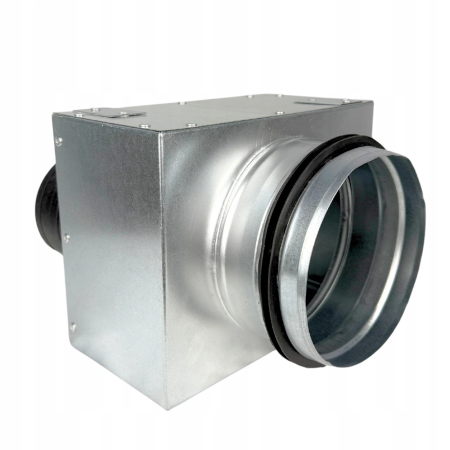 Skrzynka rozdzielcza rozdzielacz rurowy wentylacyjny fi 125 2x75 mm E-KSR-2X75/P-125-OC-K