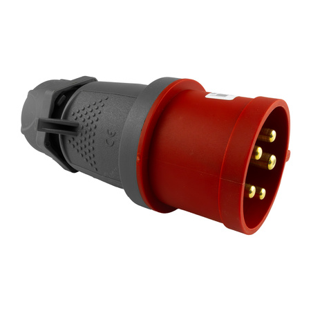Wtyczka przenośna CEE 5P 32A IP44 400V VDE TP Electric 3107-301-1601