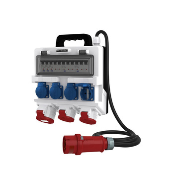 Rozdzielnica budowlana z kablem TR-S SKH 32A 2x16A 4x230V Schuko DV-4753-D