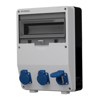 Rozdzielnica budowlana TD 3x230V Schuko Doktorvolt DV-9009-D