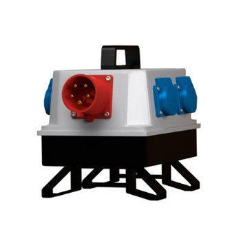 Rozdzielnica budowlana wtyczka odbiornikowa 16A BAU 5x230V Schuko Mennekes Doktorvolt® DV-6138-D