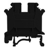 Złączka szynowa przelotowa czarna śrubowa 4mm2 1P VDE UL PC4-01P-13-00A(H)