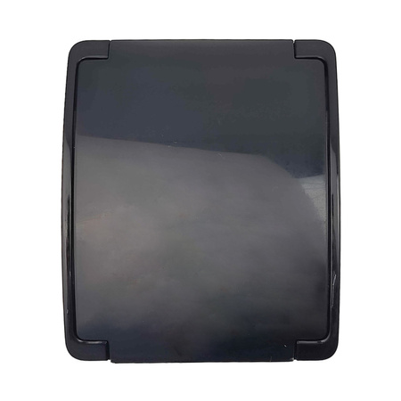 Gniazdo pojedyncze SCHUKO natynkowe ViPlast Koala IP44 czarne 181‑05 181-05