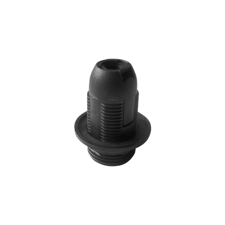 Oprawka termoplastyczna E14 z kołnierzem czarna LH/E14-2/B