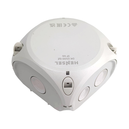 Puszka odgałęźna Hensel 84x84x55mm obudowa elektroinstalacyjna IP66 szara DK 0100 GZ