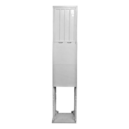 Rozdzielnica na fundamencie 16A 32A CEE zabezpieczona 2x230V Schuko erbetka Doktorvolt DV-5572-D