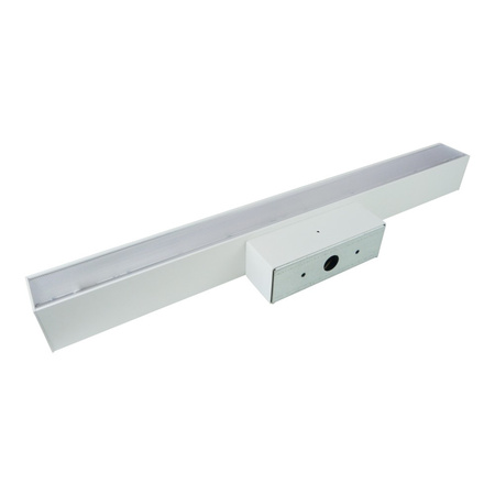 Kinkiet LED 565mm 15W 4000K 230V IP20 lampa natynkowa aluminiowa QUALIS biały Bemko 0000003123